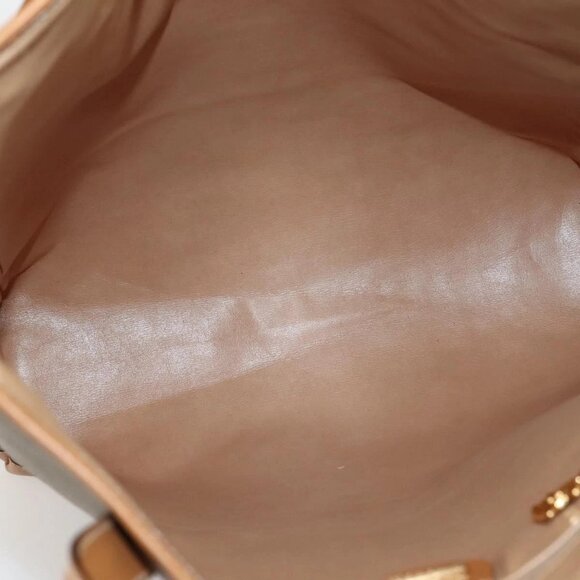 GUCCI Micro GG Supreme Tote Bag PVC Beige Gold - Picture 9 of 16